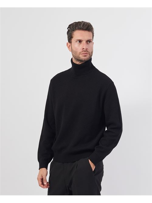 Armani Exchange Viscose Blend Turtleneck Sweater ARMANI EXCHANGE | XM0000115-AF11926UC001